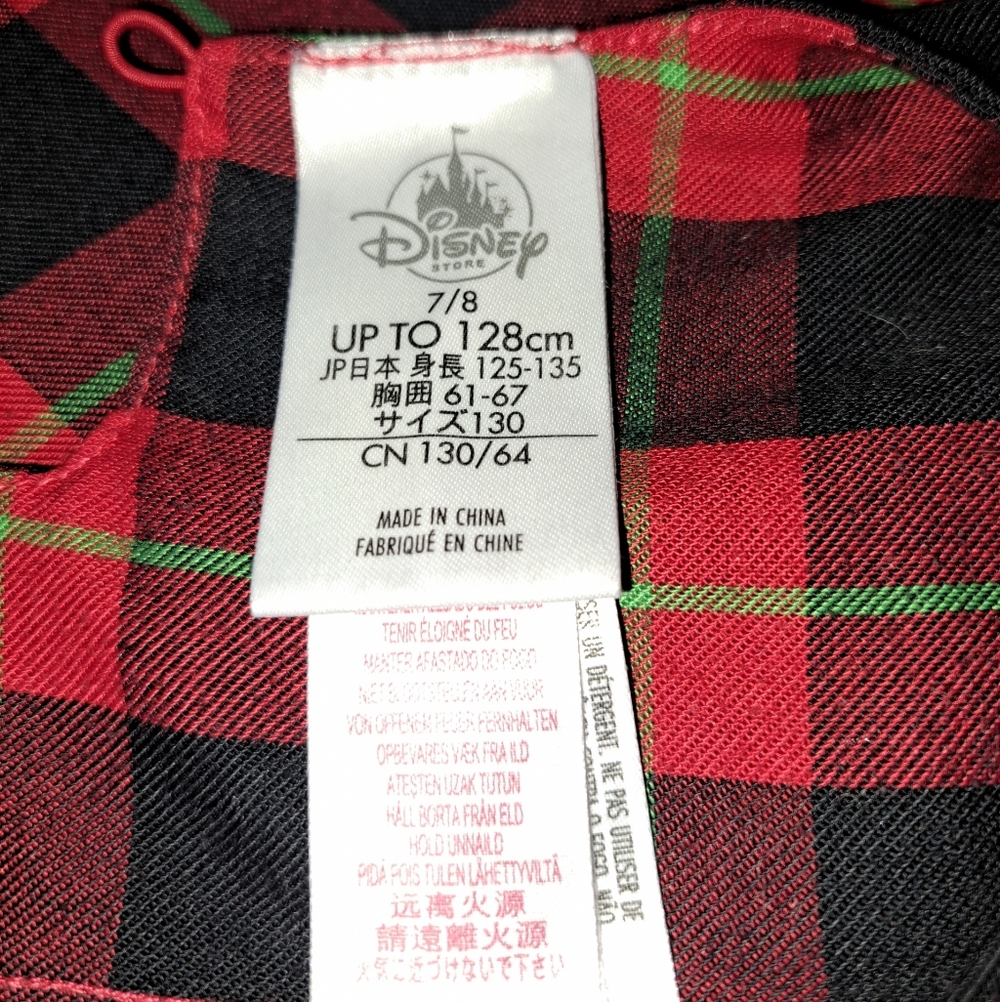 Disney On Ice Minnie Mouse Winter Plaid Dress - Picture 4 of 6